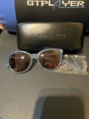 Ralph Lauren Blue Round Women's Sunglasses